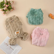 Load image into Gallery viewer, Pet Dog Clothes Cozy Soft Fleece Puppy Cat Jumpsuit For Small Medium Dogs Cats Winter Warm Clothes With Elasicity Yorkshire Pug
