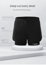 Load image into Gallery viewer, Men's Swim Trunks Quick Dry Athletic Shorts with Compression Liner for Beach Pool Running Gym
