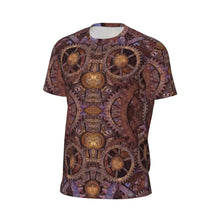 Load image into Gallery viewer, Gym T Shirt For Men Steampunk Design T-Shirts Fashion Wonderful Clockwork Vintage Summer Tees O Neck Streetwear Design Tops
