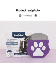 Load image into Gallery viewer, Pet Grooming Comb - Flea Comb for Cats &amp; Dogs, Curved Design for Face &amp; Body, Mini Detangling Brush for Pets
