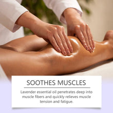 Load image into Gallery viewer, Lavender Essential Oil Moisturizing Body Skin Smoothing Soft Stress Relief Muscle Sore Help Sleep Spa Relaxing Massage Oil

