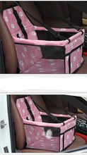 Load image into Gallery viewer, Pet Dog Car Carrier Seat Bag Waterproof Basket Folding Hammock Pet Carriers Bag For Small Cat Dogs Safety Travelling Mesh
