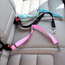 Load image into Gallery viewer, Car Seat Belt Pet Dog Leash Adjustable Lead Leash Safety Travel Clip Puppy Collar Leash Pet Supplies Dog Accessories Dropship
