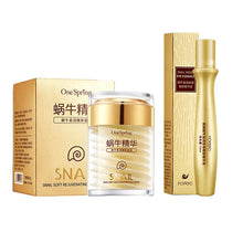 Load image into Gallery viewer, Skincare Set Snail Collagen Cream Anti Aging Whiten Skin Face Cream Fade Dark Eye Circles Remove Eye Bags Eye Serum
