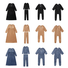 Load image into Gallery viewer, Family Velour Matching Clothing Set
