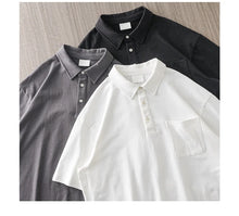 Load image into Gallery viewer, Heavyweight Cotton Pocket Summer Polo
