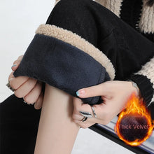 Load image into Gallery viewer, Winter Straight Leg Denim Jeans
