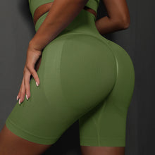 Load image into Gallery viewer, Yoga Shorts Women Sports Shorts Seamless Gym Workout Shorts High Waist Push Up Fitness Sports Shorts Cycling Shorts

