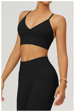 Load image into Gallery viewer, HBC Seamless Sports Bras for Women Fitness Yoga Bras With Removable Pads Adjustable Straps Gym Vest Top Bra Running Crop Top
