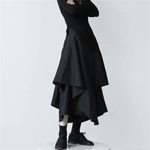 Load image into Gallery viewer, Skirts Pants Women Autumn Solid Asymmetric Trendy Design Simple High Waist Korean Elegant Leisure All-Match Streetwear Chic Ins
