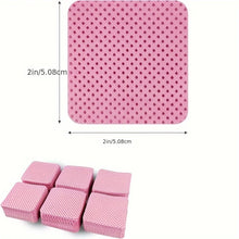 Load image into Gallery viewer, 50 Lint-Free Nail Wipes, Super Absorbent Nail Wipes for Removing Gel Polish, Eyelash Extensions, and Nail Preparation (White Pink)
