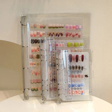 Load image into Gallery viewer, Nail Art Piece Storage Book Large Capacity Exhibition Photo Album Card Clip Display Board DIY Simple Album Storage Book
