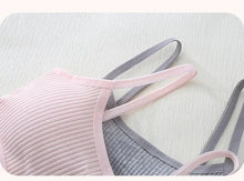 Load image into Gallery viewer, 1PC Cotton Teenagers Girls Training Bras Solid Developmental Girls Sports Bras Soft Brassiere Kids Tank Tops Children Underwears
