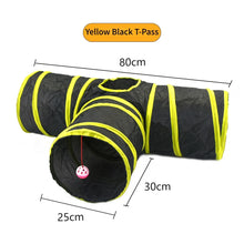 Load image into Gallery viewer, Cat Tunnel Pet Supplies Cat S T Pass Play Tunnel Foldable Cat Tunnel Cat Toy Breathable Drill Barrel for Indoor loud paper
