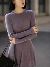 Load image into Gallery viewer, Merino Knit A-Line Dress
