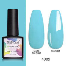 Load image into Gallery viewer, NAILCO 8ml Pink Red Colors Gel Nail Polish Nail Art Varnishes Gel Lacquer Coat LED Nails Manicure Design UV Gel Varnish Soak Off
