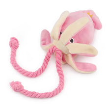 Load image into Gallery viewer, Pet Plush Toy for Small Large Dogs Cats Molar Toys Octopus Shape Interactive Cotton Rope Toy Dog AccessoriesTraining Squeaky
