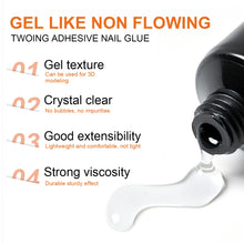 Load image into Gallery viewer, Nail Tips Glue Gel Strong Adhesive Nail Glue For False Nail Tips And Press On Nails DIY Rhinestone And Resin Gem For Nail Art
