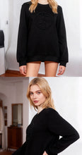 Load image into Gallery viewer, Beaded Casual Pullover Sweatshirt Women
