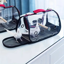 Load image into Gallery viewer, Lightweight Bird Carrier Parrot Travel Bag With Perch For Parakeet Cockatiel Travel Rats Bunny Small Animal Portable Pet Backpac

