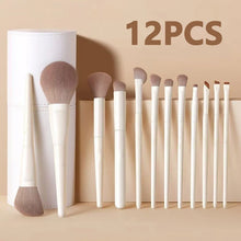Load image into Gallery viewer, 12PCS Makeup Brush Set Foundation Concealer Powder Eyeshadow Blush Brush Kabuki Blending Cosmetic Beauty Tool for Face
