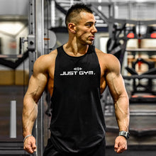 Load image into Gallery viewer, Summer Bodybuilding Tank Tops Workout Stringer Sleeveless Shirts Fitness Mens Gym Clothing Cotton Breathable Sport Muscle Vests
