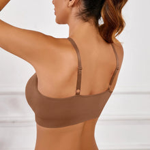 Load image into Gallery viewer, Sports Bras For Women Wireless Soft Workout Bra Full Coverage Push Up Bralettes Seamless Crop Cami Bra For Yoga
