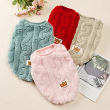 Load image into Gallery viewer, Soft Fleece Pet Vest Swater for Small Dogs Cats Autumn Winter Warm Puppy Clothes Pullover Chihuahua Rabbit Costume Pet Apparel

