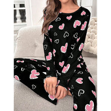 Load image into Gallery viewer, Printed Long Sleeve Pajama Set
