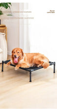 Load image into Gallery viewer, Elevated Pet Bed Dog Cat  Folding Pet Camping Bed Cat Dog House Portable Removable Washable Four Seasons Cats Kennel Puppy Beds
