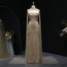 Load image into Gallery viewer, Sharon Said 2026 Luxury Evening Party Gowns Women' s Wedding Prom Dresses with Flowing Sleeves Elegant Mermaid SS663 Customized
