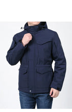 Load image into Gallery viewer, Waterproof Hooded Tactical Field Jacket
