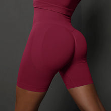 Load image into Gallery viewer, Yoga Shorts Women Sports Shorts Seamless Gym Workout Shorts High Waist Push Up Fitness Sports Shorts Cycling Shorts
