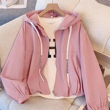 Load image into Gallery viewer, Hooded Casual Zipper Workwear Jacket

