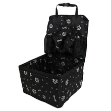 Load image into Gallery viewer, Pet Dog Car Seat with Storage Pockets Universal Pet Seat Cover for Small Medium Dogs Non-Slip Portable Travel Mat &amp; Safety Bag
