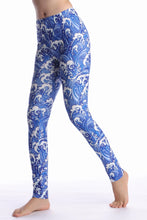 Load image into Gallery viewer, Women Leggings High Waist Cartoon Comic Beauty Print Trousers Soft Female Casual Elastic Pant
