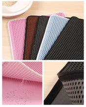 Load image into Gallery viewer, Cat Litter Mat With Gift Double Layer Waterproof Pet Litter Box Mat Non-slip Sand Cat Pad Washable Bed Mat Clean Pad Products
