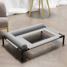 Load image into Gallery viewer, Pet Furniture Mesh Elevated Dog Beds Breathable Removable Raised Dog Bed with Pillow Outside Dog Bed Cat Patio Sunbathing
