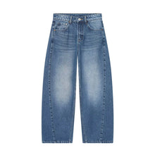Load image into Gallery viewer, Baggy Straight Denim Street Jeans
