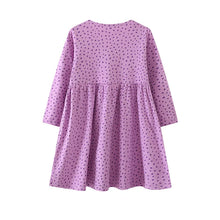 Load image into Gallery viewer, Dancing Animal Polka Girls Dress
