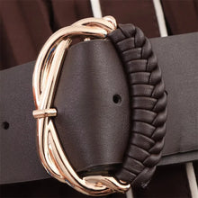 Load image into Gallery viewer, Elegant Pleated Belted Midi Dress
