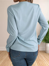 Load image into Gallery viewer, Elegant Layered V-Neck Office Blouse
