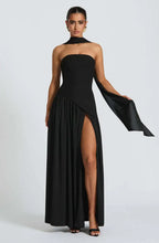 Load image into Gallery viewer, Backless High Split Summer Dress

