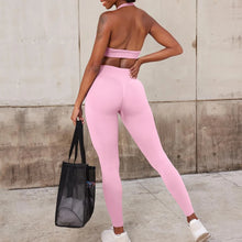Load image into Gallery viewer, Leggings Women Seamless Leggings Gym Energy Low Ribbed Waistband Yoga Pants Back Scrunch Booty Tights Pants

