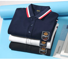 Load image into Gallery viewer, Thick Cotton Embroidered Polo Shirt
