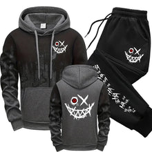 Load image into Gallery viewer, Men's Tracksuit  Men Two Piece Sets Versatile Casual Jogging Sweatshirts Fashion Comfort Daily Sports Simple Splashed Ink Hoodie

