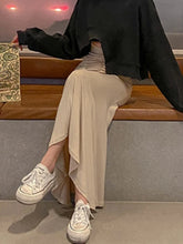 Load image into Gallery viewer, Shirred Satin High Waist Midi
