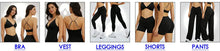 Load image into Gallery viewer, Yoga Set - Backless Bra + Cross Waist Wide Leg Pants Fitness Suit, Jogging Tracksuit Active Wear Workout Loungewear Sports Gym
