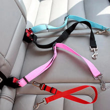 Load image into Gallery viewer, Pet Dog Car Adjustable Safety Belt Harness Safe Lever Traction Collar Car Magic Clip Seat Belt Pet Supplie Auto Accessories
