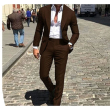 Load image into Gallery viewer, Classic Slim Fit Two Piece Suit
